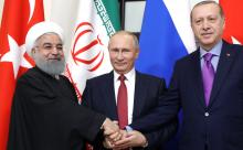 I Presidenti degli Stati del vertice di Astana.