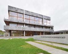 Il palazzo della Bundesverfassungsgericht in tutta la sua bellezza.